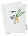 New home house key card