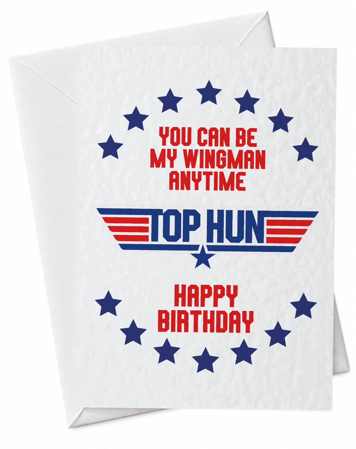 Top Hun birthday card