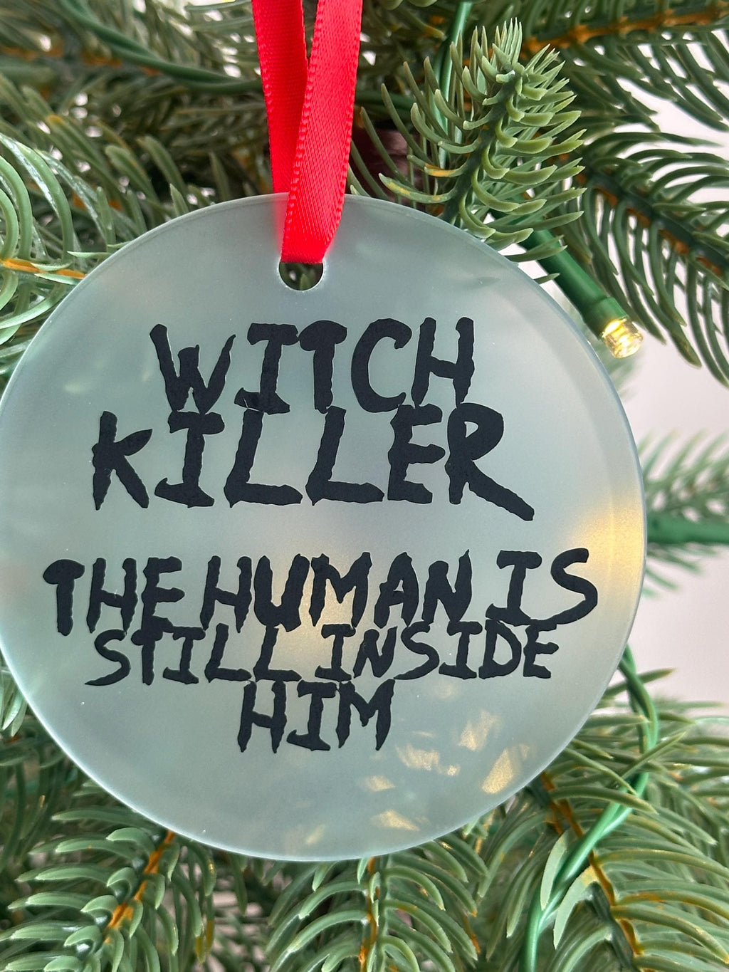 Fantasy book lover Christmas decoration