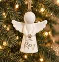 Personalised pet memorial angel decoration